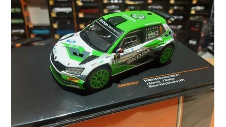IXO 1/43 -  SKODA FABIA RS RALLY 2 EVO  - Nº 1  WINNER RALLY