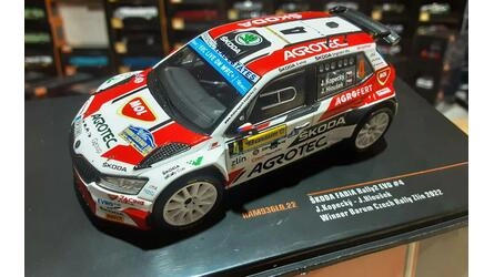 IXO 1/43 -  SKODA FABIA RS RALLY 2 EVO  - Nº 4  WINNER RALLY
