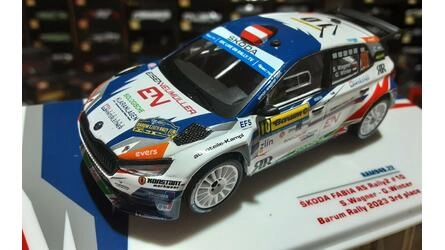 IXO 1/43 -  SKODA FABIA RS RALLY 2  - Nº 10  3º RALLY BA