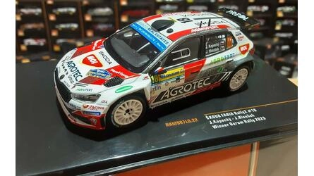 IXO 1/43 -  SKODA FABIA RS RALLY 2 - Nº 18  WINNER RALLY BAR
