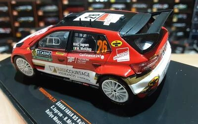 IXO 1/43 -  SKODA FABIA RS RALLY 2 - Nº 26 RALLY MONTE CARLO