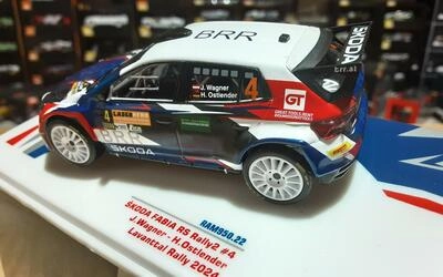IXO 1/43 -  SKODA FABIA RS RALLY 2  - Nº 4  2º RALLY LAVANTT