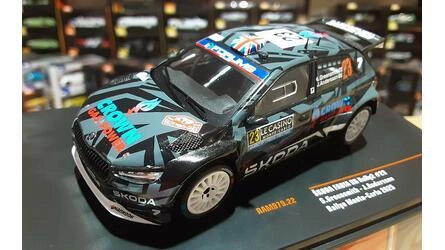 IXO 1/43 -  SKODA FABIA RS RALLY2 - TEAM SKODA MOTORSPORT - 