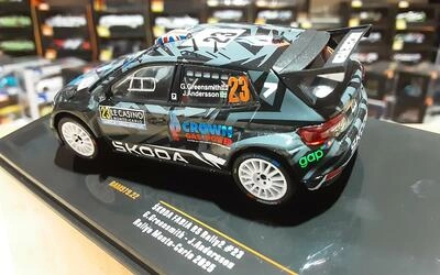 IXO 1/43 -  SKODA FABIA RS RALLY2 - TEAM SKODA MOTORSPORT - 