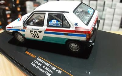 IXO 1/43 - SKODA FAVORIT 130L - Nº 50 RALLY BOHEMIA 1989