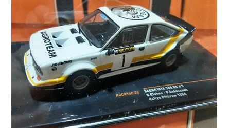 IXO 1/43 - SKODA MTX 160 RS - Nº1 RALLY PRIBRAM 1984
