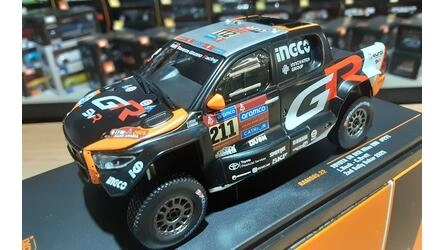 IXO 1/43 - TOYOTA GR DKR HILUX EVO - Nº 211  2º  RALLY DAKAR