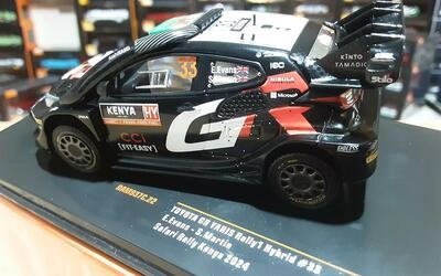 IXO 1/43 - TOYOTA GR YARIS RALLY 1 WRC - Nº 33  RALLY SAFARI