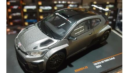 IXO 1/43 - TOYOTA GR YARIS RALLY2 - MATT GREY - 2024