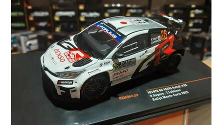 IXO 1/43 -  TOYOTA YARIS GR HYBRID RALLY2 - TEAM TOYOTA GAZO