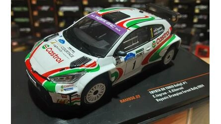 IXO 1/43 - TOYOTA YARIS GR RALLY 2 - Nº 1 WINNER RALLY VOYON