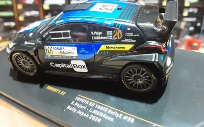 IXO 1/43 - TOYOTA YARIS GR RALLY2 - Nº 20 RALLY JAPAN 2024
