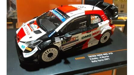 IXO 1/43 - TOYOTA YARIS WRC - Nº  33 - RALLY YPRES 2021