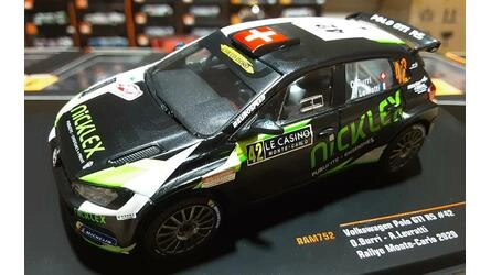 IXO 1/43 - VW POLO GTI R5 - Nº42 - RALLY MONTE CARLO 2020