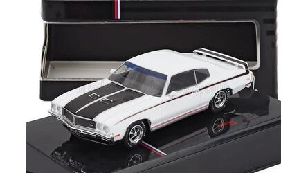 IXO 1/43 -   BUICK GSX COUPE - 1970 - WHITE BLACK