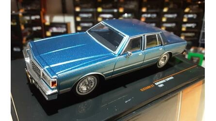 IXO 1/43 -  CHEVROLET CAPRICE - LIGHT BLUE METALLIC - 1981