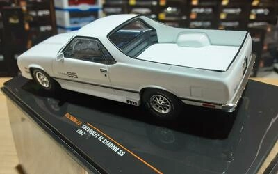 IXO 1/43 -  CHEVROLET EL CAMINO SS PICK-UP - WHITE - 1987