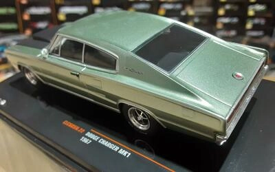 IXO 1/43 -  DODGE CHARGER COUPE - 1967 - LIGHT GREEN METALLI