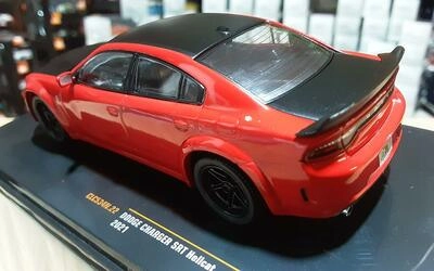 IXO 1/43 - DODGE  CHARGER SRT HELLCAT - RED / BLACK - 2021