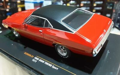 IXO 1/43 -  FORD GRAN TORINO SPORT - 1972 - RED
