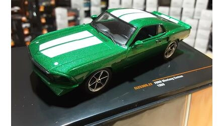 IXO 1/43 - FORD MUSTANG CUSTOMS - METALLIC GREEN - 1969