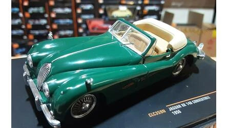 IXO  1/43 - JAGUAR XK 140 DHC - 1958  - GREEN