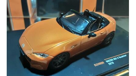 IXO 1/43 - MAZDA MX-5 ROADSTER - METALIC ORANGE - 2019