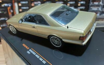 IXO 1/43 - MERCEDES 560 SEC (C126) - METALLIC BEIGE - 1981
