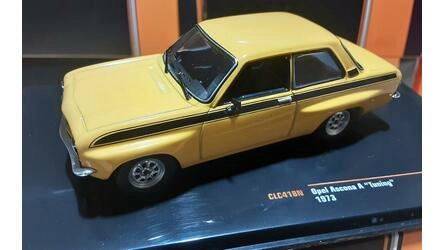 IXO 1/43 - OPEL ASCONA A TUNING - DARK YELLOW - 1973