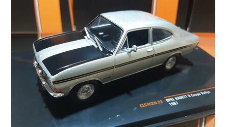 IXO 1/43 - OPEL KADETT B COUPE RALLY - SILVER - 1967