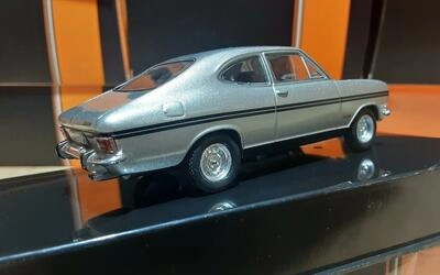 IXO 1/43 - OPEL KADETT B COUPE RALLY - SILVER - 1967