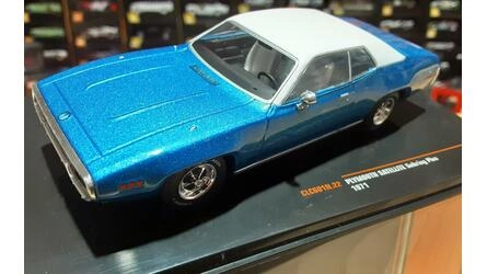 IXO 1/43 -  PLAYMOUNTH SATELLITE SEBRING PLUS - BLUE - 1971