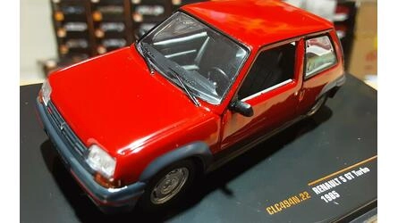 IXO 1/43 - RENAULT 5 GT TURBO - RED - 1985