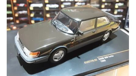 IXO 1/43 -  SAAB 900 TURBO - BLACK GREY - 1988