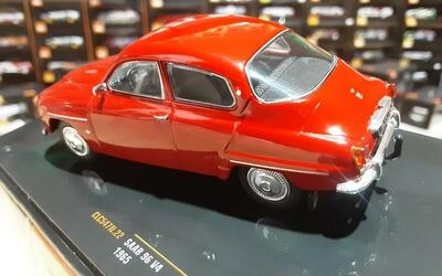 IXO 1/43 - SAAB 96 V4 - RED - 1965
