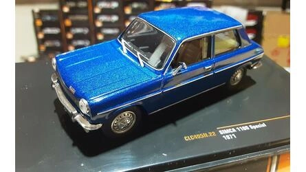 IXO 1/43 - SIMCA 1100 SPECIAL - METALLIC BLUE - 1971
