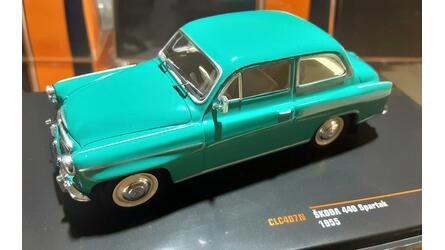 IXO 1/43 - SKODA 440 SPARTAK - TURQUISE - 1955