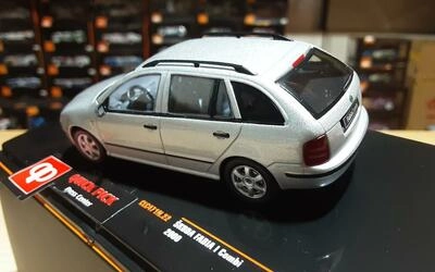 IXO 1/43 - SKODA FABIA I STATION WAGON - SILVER - 2008