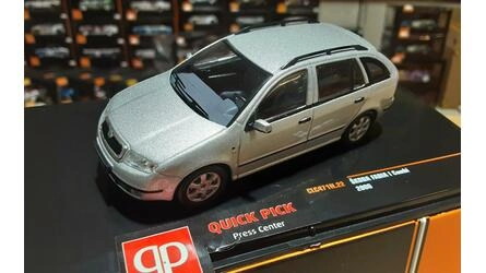 IXO 1/43 - SKODA FABIA I STATION WAGON - SILVER - 2008