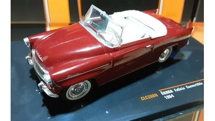 IXO 1/43 - SKODA FELICIA ROADSTER - DARK RED - 1964