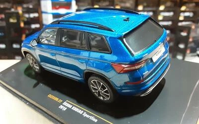 IXO 1/43 -  SKODA KODIAK SPORTLINE - BLUE - 2018