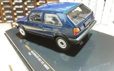 IXO 1/43 - VW GOLF II GTI - METALLIC BLUE - 1984