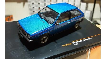 IXO 1/43 - VW POLO COUPE GT - METALLIC BLUE - 1985