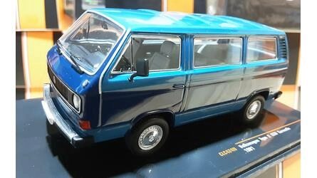 IXO 1/43 - VW T3 CARAVELLE - BLUE/DARK BLUE - 1981
