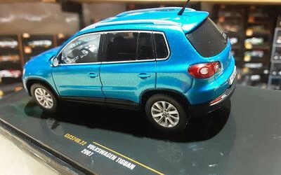 IXO 1/43 - VW TIGUAN - BLUE METALLIC - 2007