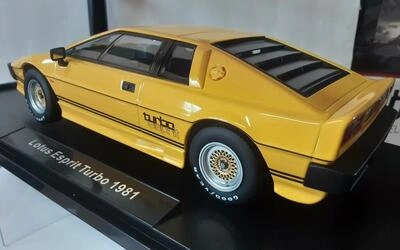KK SCALE MODELS 1/18 - LOTUS ESPRIT TURBO - YELLOW
