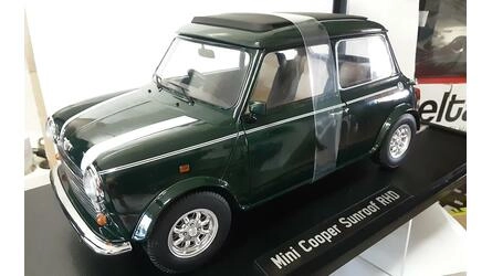 KK SCALE MODELS 1/12 - MINI COOPER SUNROOF RHD - DARK GREEN 