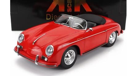 KK SCALE MODELS 1/12 - PORSCHE 356A SPEEDSTER - 1955 - RED