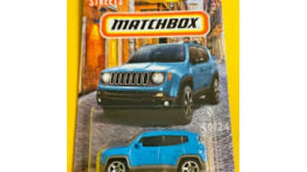 MATCHBOX 1/64 - JEEP RENEGADE - 2019 - BLUE