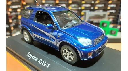 MAXICHAMPS 1/43 - TOYOTA RAV 4 - 2000 - DARK BLUE METALIC